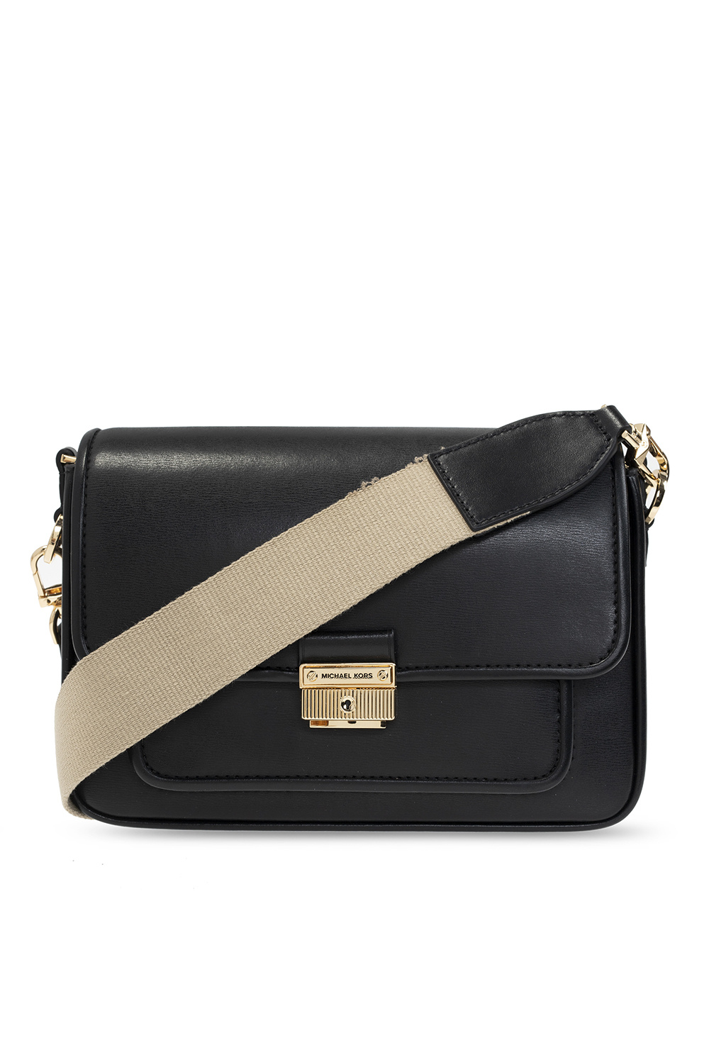 Michael kors shop black messenger bag